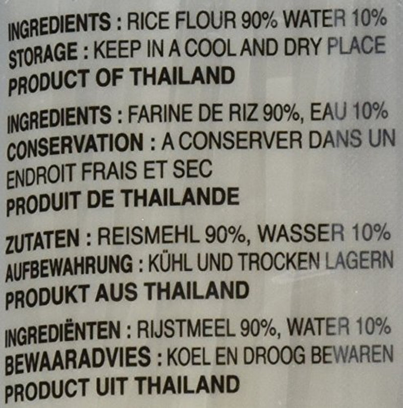 Tagliatelle di riso al gallo, 3 mm, grado 1 (1 confezione x 375 g)