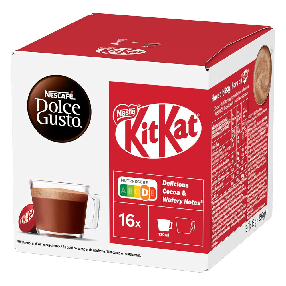 NESCAFÉ DOLCE GUSTO Kit Kat Kakaokapseln 3er Pack (3 x 16 Kapseln)