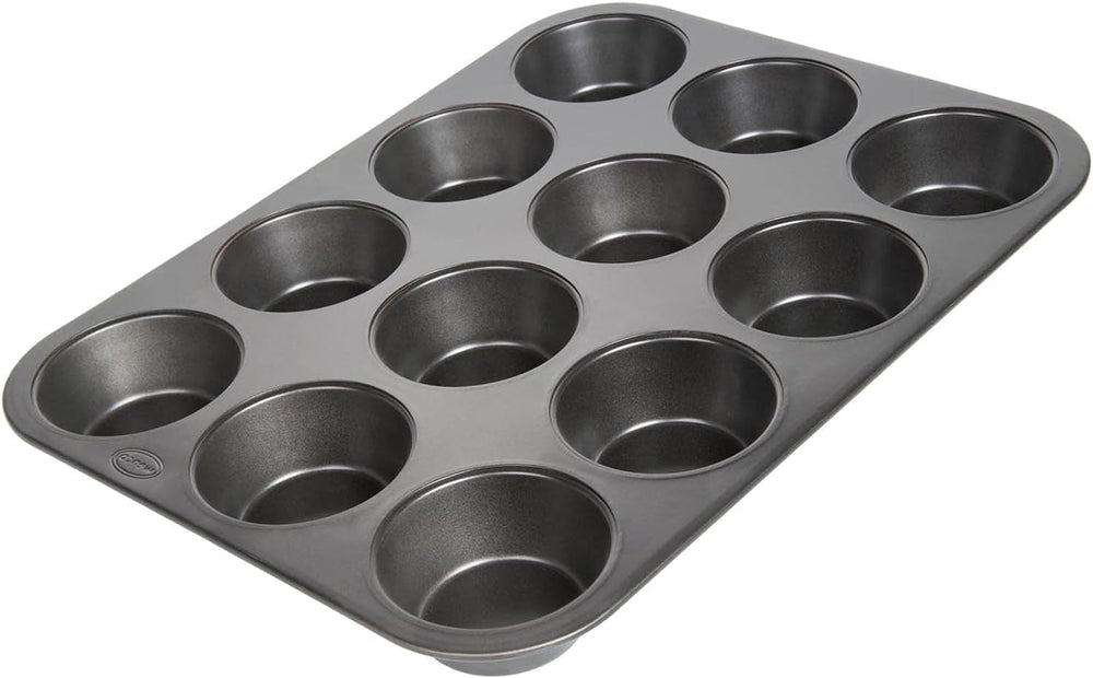 Wenco Muffinform 12Er Antihaft Backblech, Spülmaschinengeeignet, Karbonstahl – Muffinblech Für 12 Muffin – Hitzebeständig Bis 220°C, Schwarz Stampi e teglie Naty Shop Versione 2021