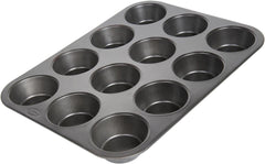 Wenco Muffinform 12Er Antihaft Backblech, Spülmaschinengeeignet, Karbonstahl – Muffinblech Für 12 Muffin – Hitzebeständig Bis 220°C, Schwarz Stampi e teglie Naty Shop Versione 2021