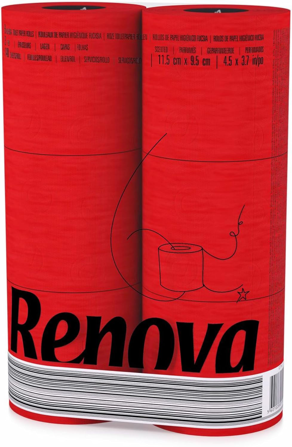 Hârtie igienică RENOVA YELLOW 6 role