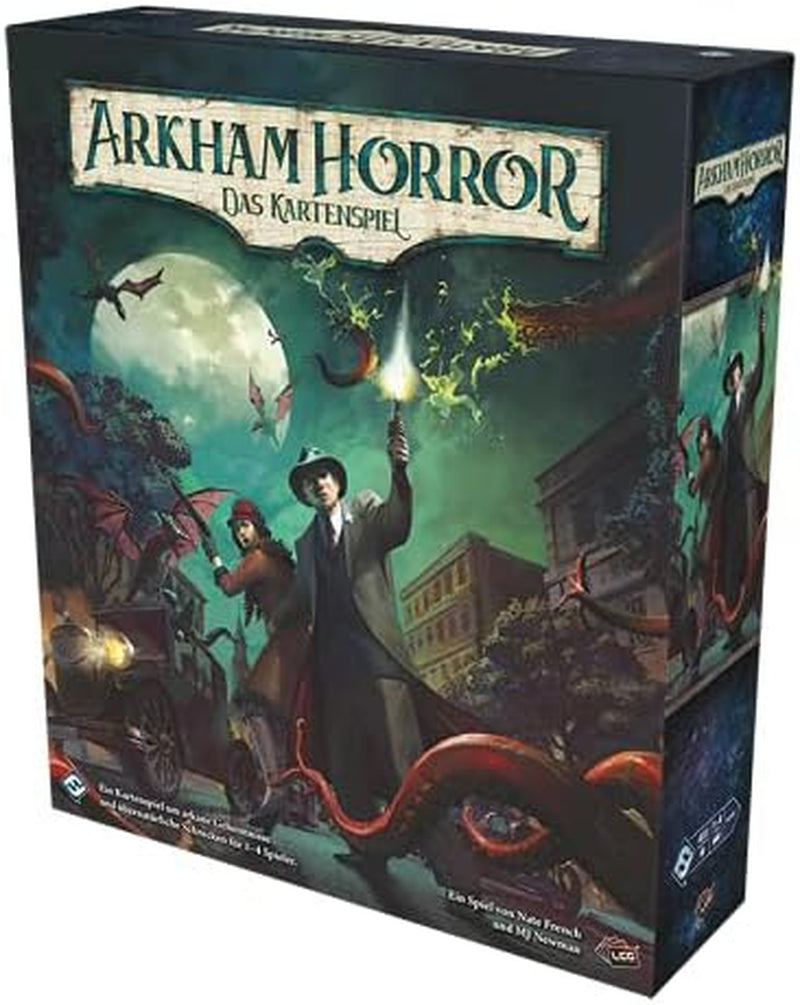 Fantasy Flight Games, Arkham Horror: LCG, Gioco base, Gioco per esperti, Gioco di carte, 1-4 giocatori, Età 14+, 45+ minuti, Tedesco, Multicolor, Colorato