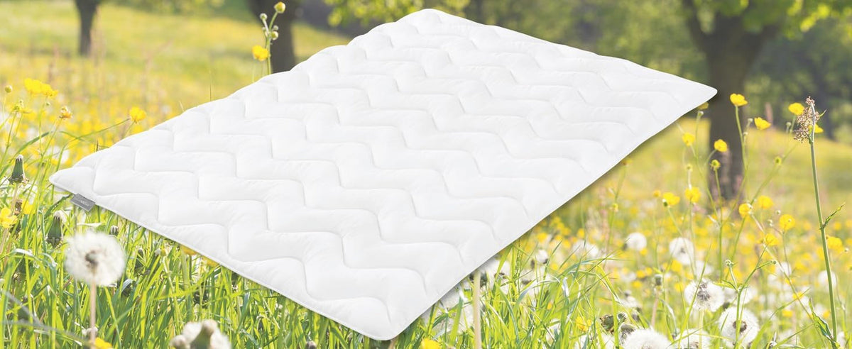 Traumnacht trapunta estiva leggera 155X220 Cm, trapunta anallergica, specifica per l'estate, con comodo rivestimento in morbida microfibra, certificata Oeko Tex, prodotta secondo lo standard di qualità tedesco Trapunte e trapunte Naty Shop Coperta estiva 155 X 220