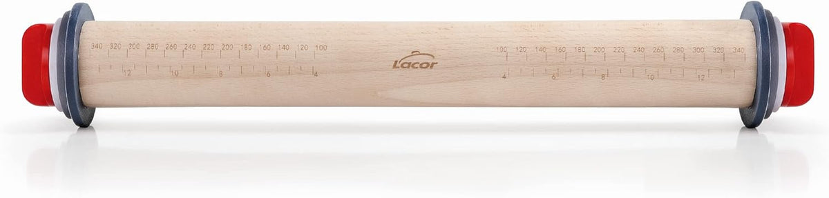 67142 Teigroller Buchenholz 34 cm con Weinring, Holz, Marrone, 42 x 6 x 6 cm