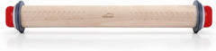 67142 Teigroller Buchenholz 34 cm con Weinring, Holz, Marrone, 42 x 6 x 6 cm