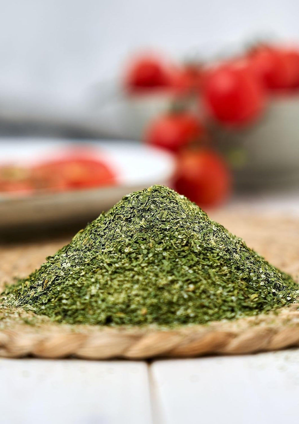 Fuchs Gewürze - Tomato Gewürz - Gewürzsalz für Tomatenbrot, Frühstücksei oder Steak - ingredienti naturali - 90 g in wiederverwendbarer, recyclebarer Dose