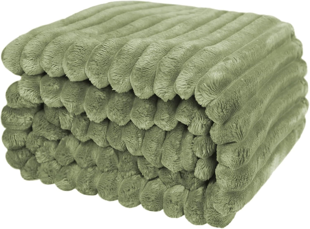 Pătură confortabilă 200X230 Cm - Pătură caldă și pufoasă pentru cuvertură de pat și canapea Pătură pentru mamă, femei și iubită (bej, 200X230Cm) Paturi si Cuverturi KEAYOO Salutări 200X230Cm