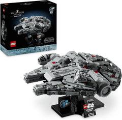 LEGO Star Wars Millennium Falcon 25° anniversario Set per adulti Nave costruibile Una nuova speranza Kit modello di astronave da collezione Regali per uomini e donne 75375 Set di costruzione Acquista nel negozio LEGO Singur