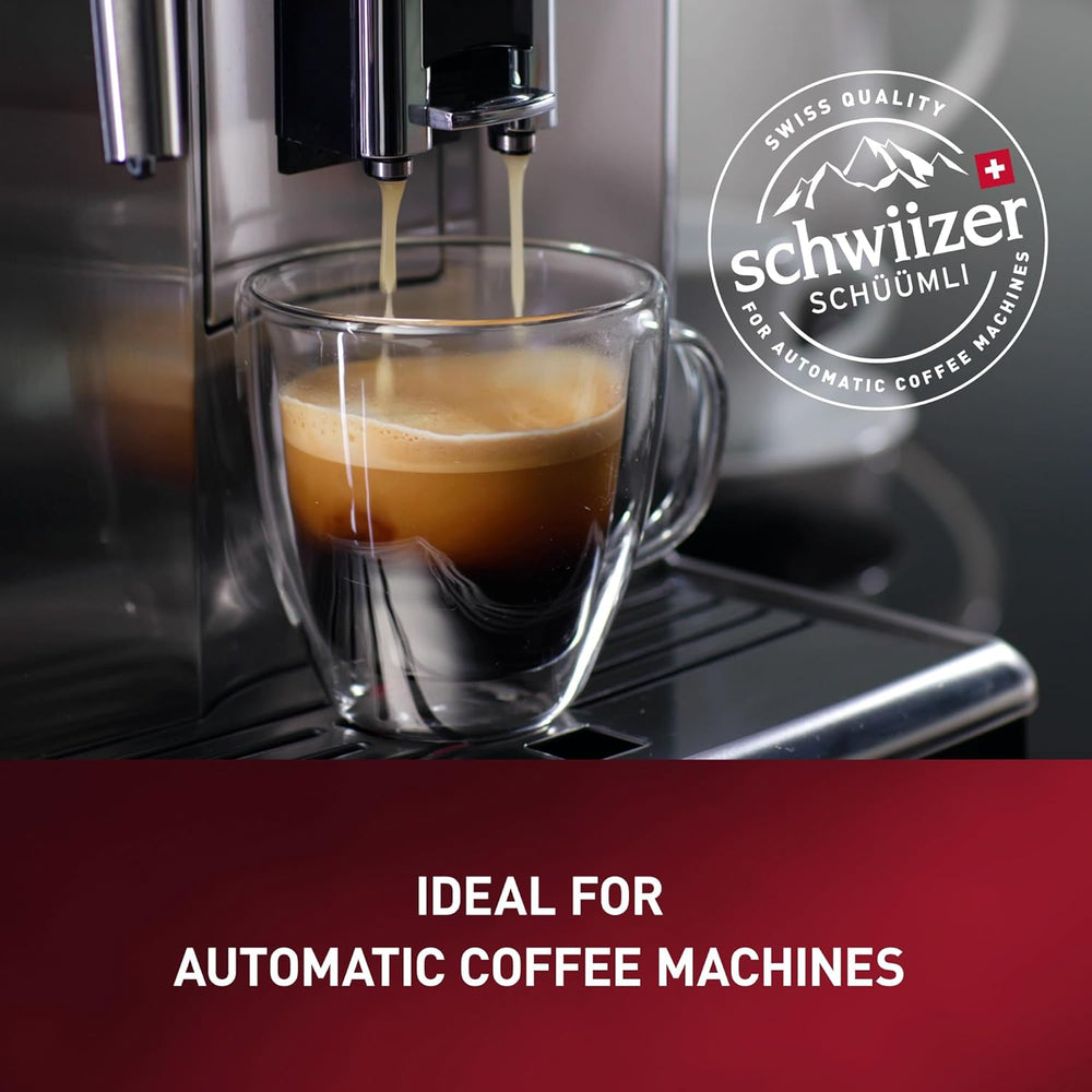 Schwiizer Schüümli Espresso, boabe de cafea 100% Arabica, tari și intense, ideale pentru espressoare automate, tărie 4/5, prăjire medie, Rainforest Alliance, 1kg