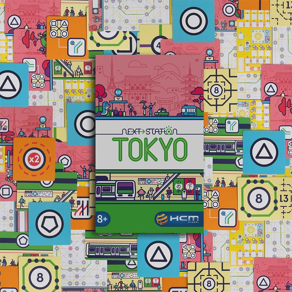 HCM Kinzel - Prossima stazione di Tokyo | Continuazione del gioco nominato | Flip & Write - Nuove linee della metropolitana per il turismo di Tokyo | Abilità e Strategia | tedesco | 55214