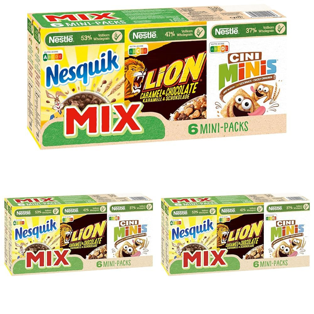 Mini buste di cereali Nestlé Mix, 6 pezzi, 1 confezione (da 1x200 g a 4x30 g, 2x40 g)