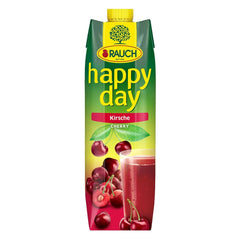 Rauch Happy Day Ciliegia | Da amarene selezionate | 6X 1 litro, Tetra Prisma Naty Shop