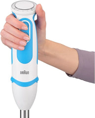 Braun Stabmixer MQ 5260WHBL Stabmixer – Multiquick 5 Vario Purierstab Mit Edelstahl Mixfuß und Spiralschneider, 1000 Watt, Inkl. Umfangreiches Zubehör-Set, Weiß/Blau Negozio di presepi per mamme e bambini