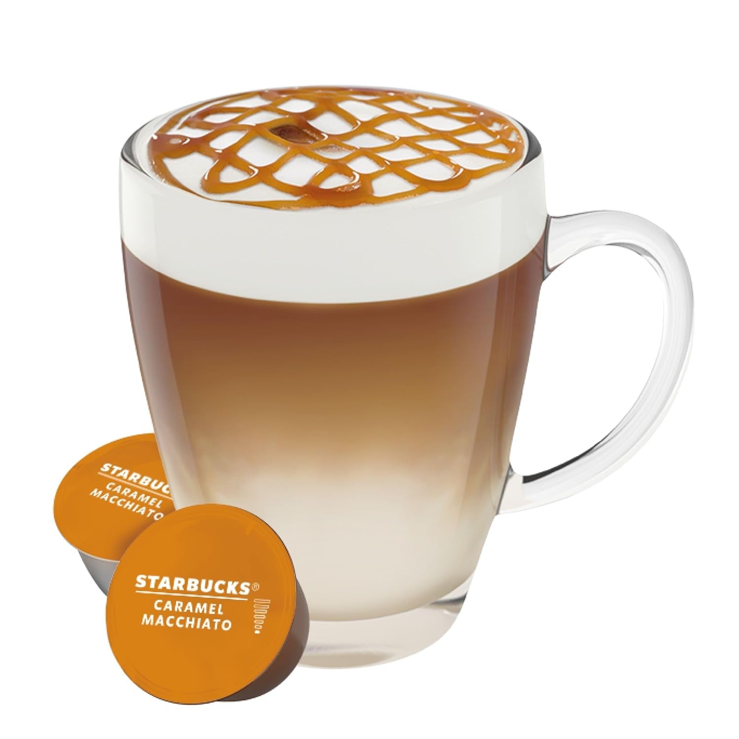 STARBUCKS Caramel Macchiato by Nescafé Dolce Gusto Kaffeekapseln 6 x 12 (72 Kapseln)