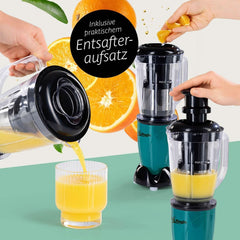 Gourmetmaxx Mr Magic Blender, Smoothie Maker con pacchetto accessori Xxl Naty Shop