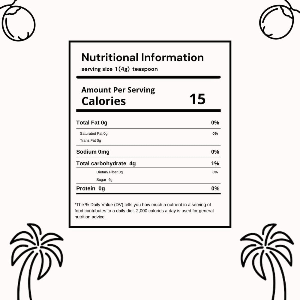 SVATV Zucchero bruno di palma in polvere, 227 grammi Dolcificanti Naty Shop