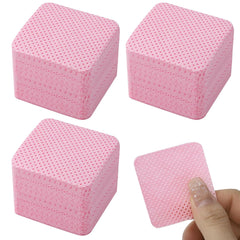 300 Stück Nagellackentferner Pads, Fusselfreie Nägel Wattepads Für Nägel Nagellackentferner Lint Free Nail Wipes Cleaner Gelnägel - Rosa