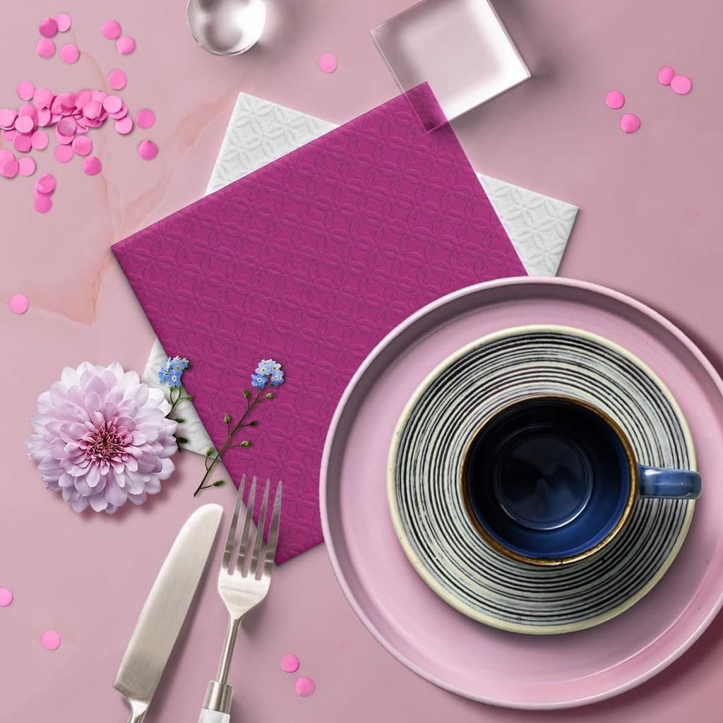 PAW - Șervețele gofrate 3 straturi (33 X 33 Cm) I 20 bucăți I Perfect pentru zile de naștere, petreceri, nunți, comuniuni, sărbători I Decorațiuni de masă Șervețele din hârtie texturată I Inspirație modernă (Hortensia)