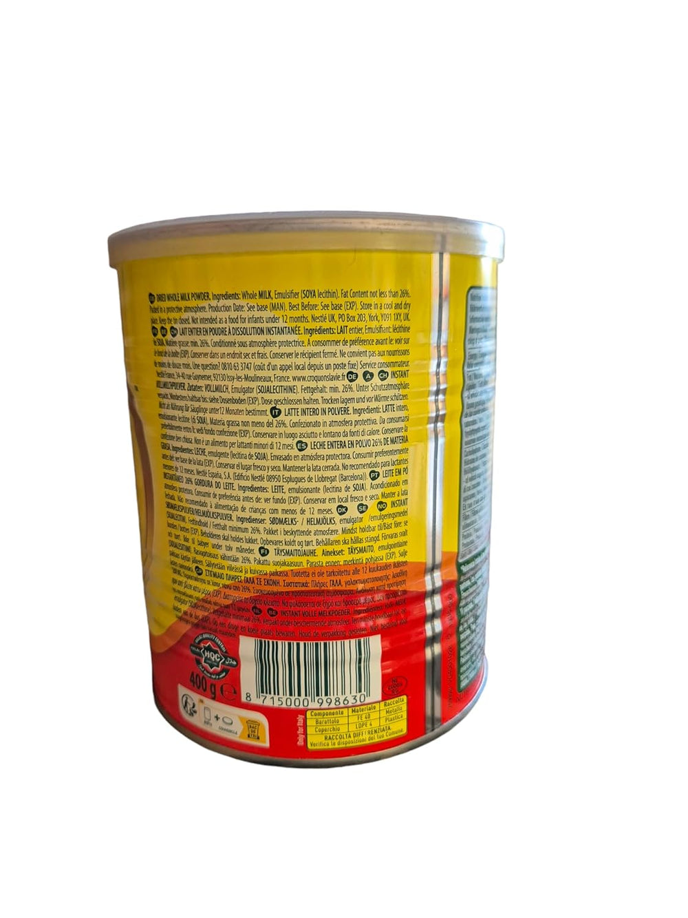 -Set: MILO - Instant Kakao Drink 400g + NIDO - Milchpulver 400g