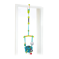 Bright Starts Deluxe Set fermaporta con clip per telaio porta sicura e stabile e salviette per neonati Pampers Sensitive, 1200 salviette (15 x 80)