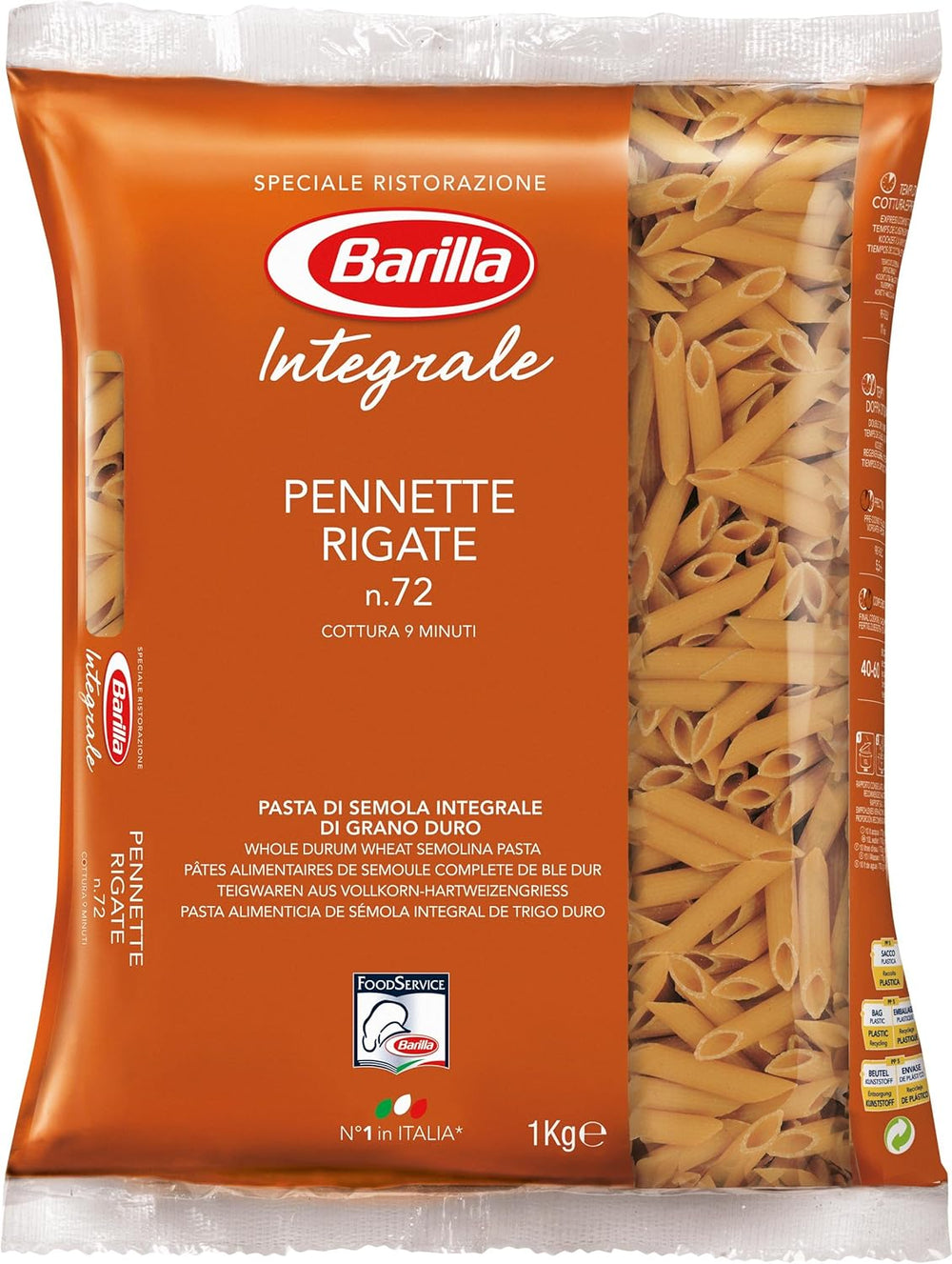 Fusilli Integrali Barilla Pasta Integrale – 1 kg