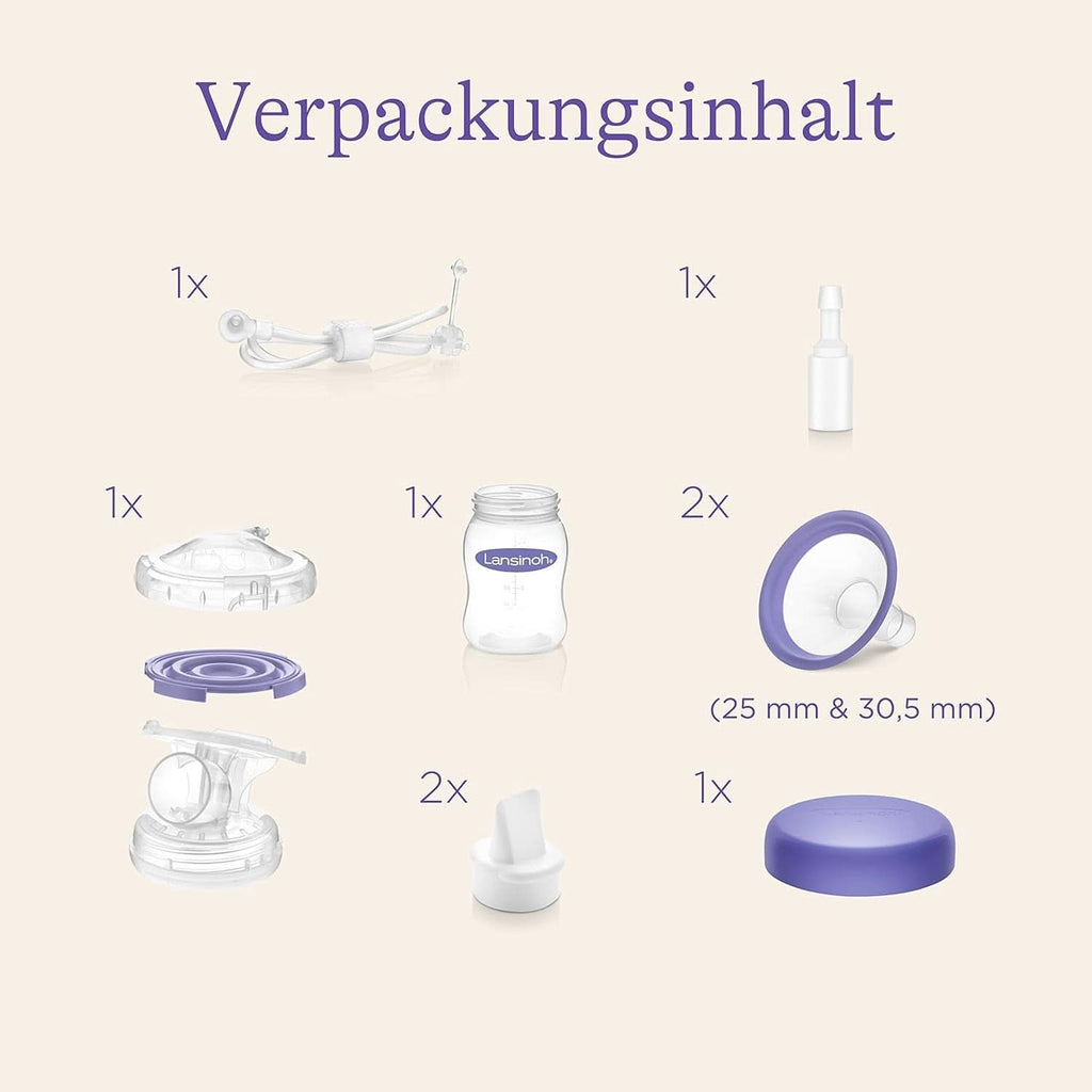 Lansinoh Pump Set - set intretinere / schimb piese pentru pompe de sân electrice Accesorii Hrana si Alaptare Bebe Naty Shop