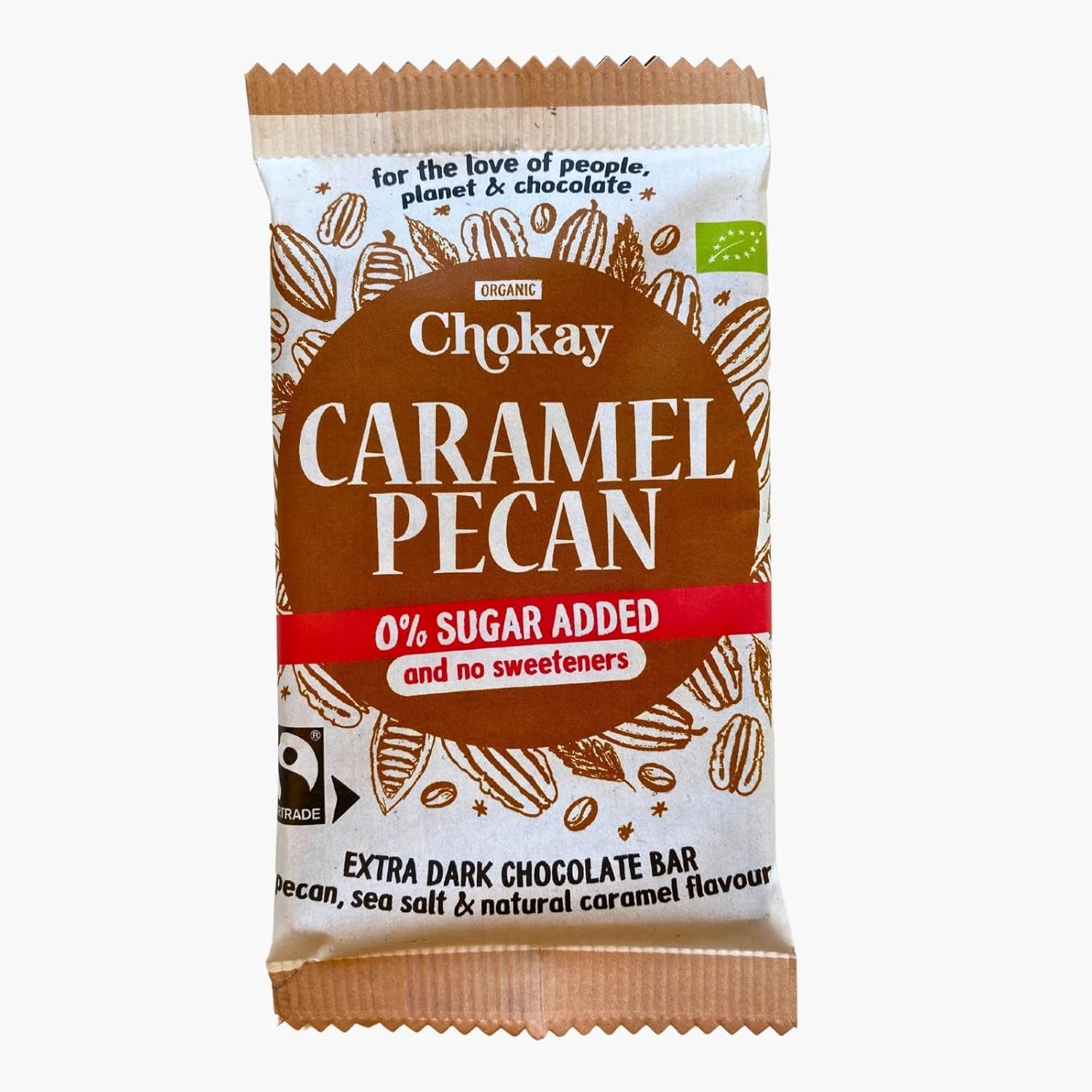 Barretta BIO - MANDORLE SALE/Cioccolato fondente belga con mandorle e sale marino/VEGAN, SENZA GLUTINE E COMMERCIO EQUO EQUO / 1x70g