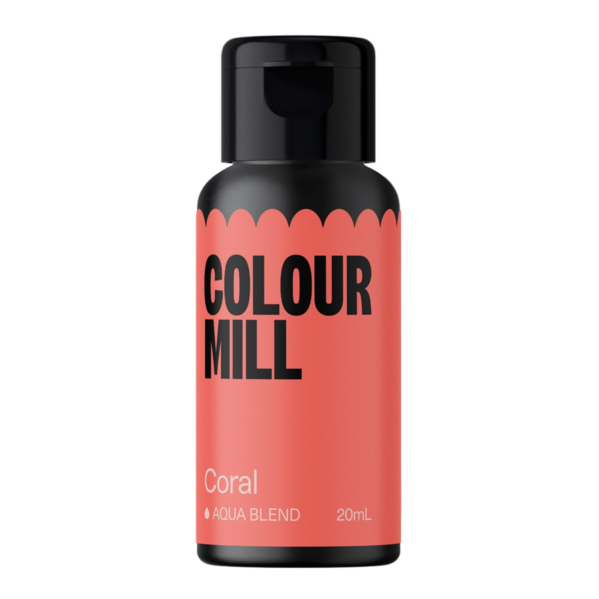 Colorant alimentar pe bază de apă Colour Mill Aqua Blend Burgundy - Foarte intens, concentrat, vegan - 20 ml