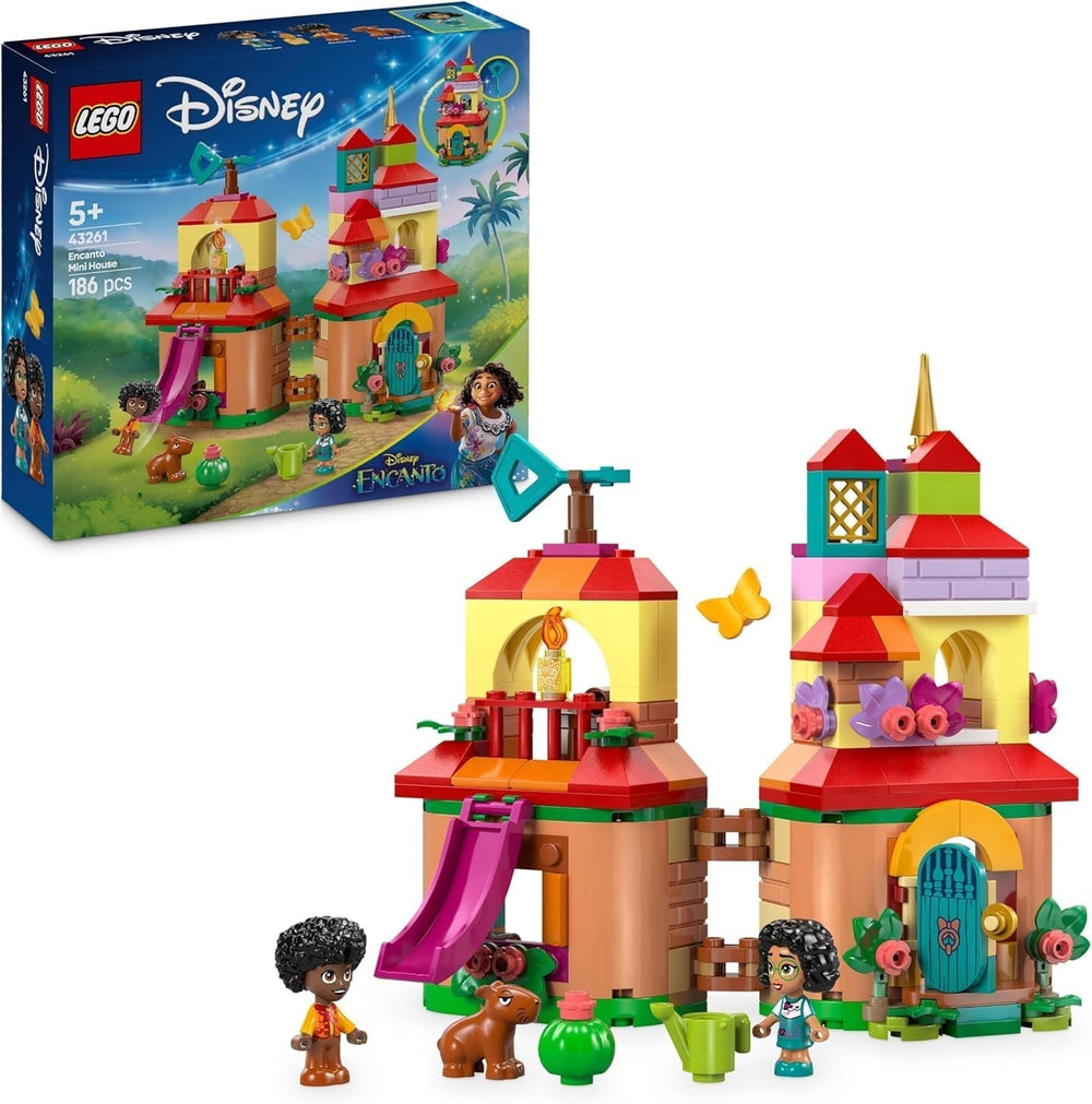 Mini casa dell'Encanto LEGO® Disney, giocattolo costruibile per ragazze dai 5 anni, giocattolo fantasy e set da costruzione con le mini bambole Mirabel e Antonio, un capibara e la chiave 43261 Set da costruzione Besuche den LEGO-Store Titolo predefinito