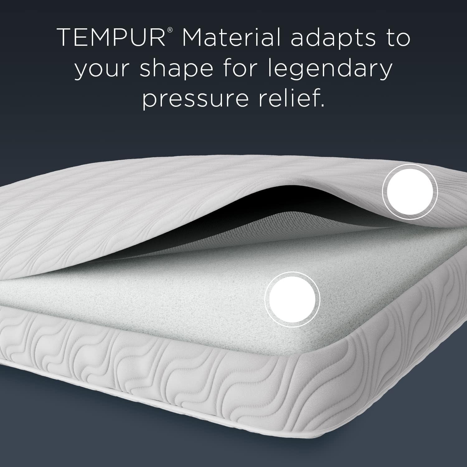 TEMPUR-PEDIC Pernă Tempur-Cloud Prohi, spumă cu memorie, alb/grădină opulentă, King Perne standard Naty Shop