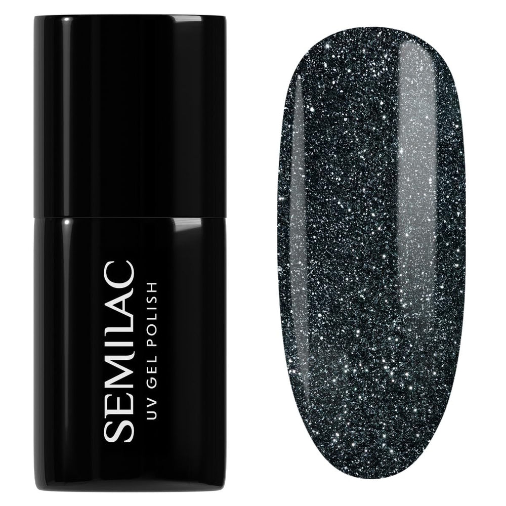 Smalto UV Semilac 029 Espresso 7ml Collezione Black White