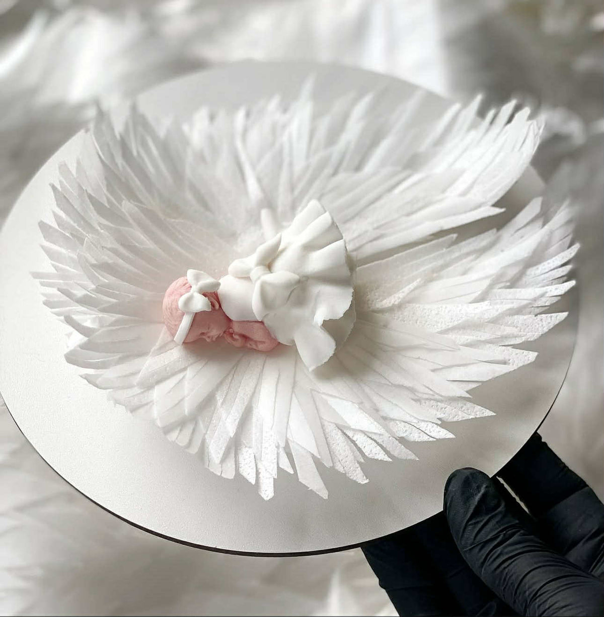 Decorazione commestibile, Battesimo, Ragazza