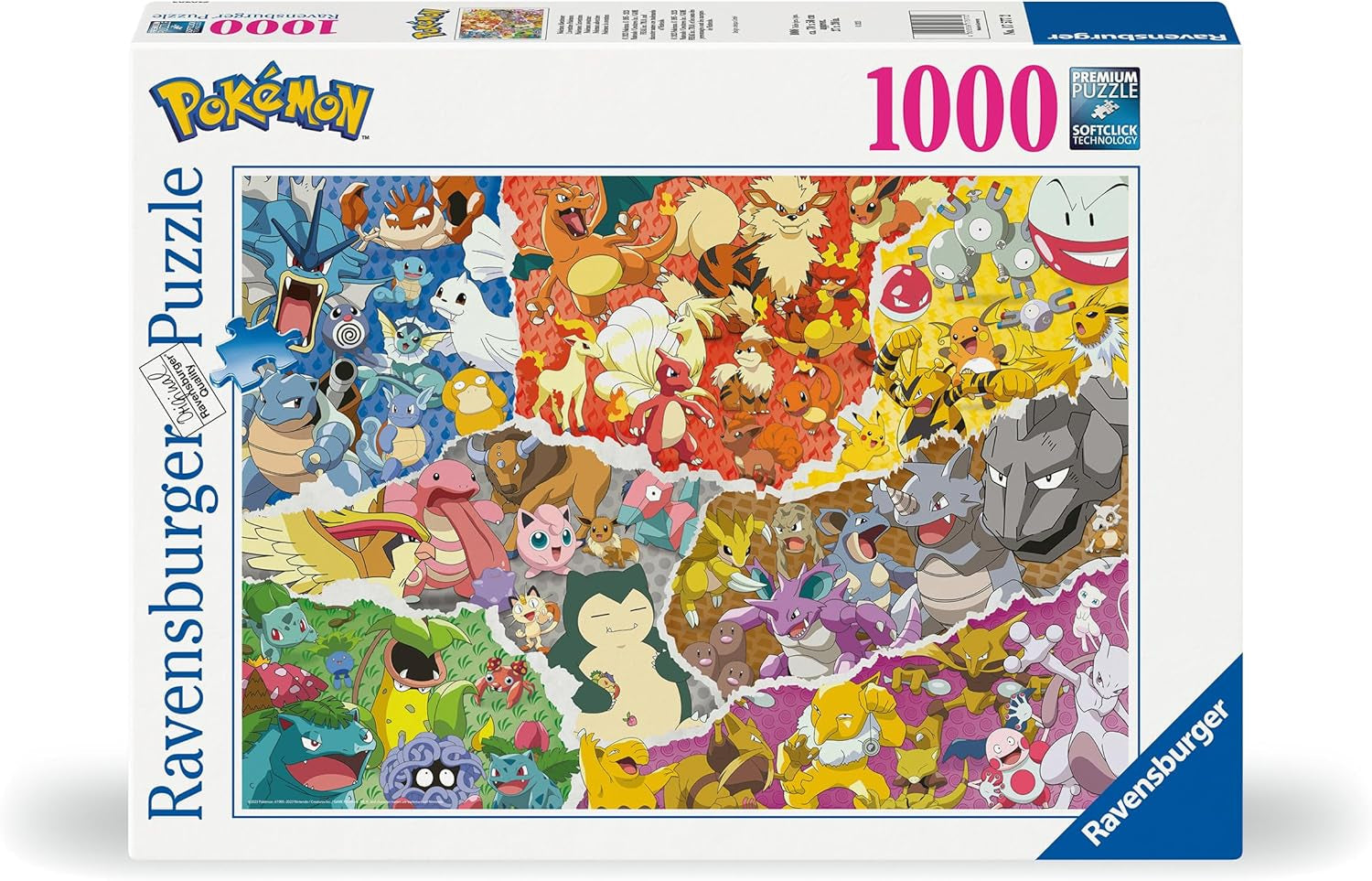 Ravensburger Puzzle 12000832 - Pokémon Adventure - Puzzle Pokémon da 1000 pezzi per adulti e bambini sopra i 14 anni Puzzle Naty Shop Giocosa raffinatezza