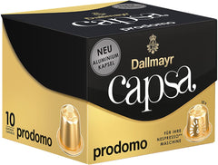 Capsa Lungo Belluno XXL, 39 Nespresso kompatible Kapseln, 1er Pack (1 x 218 g) & Capsa prodomo, 56g
