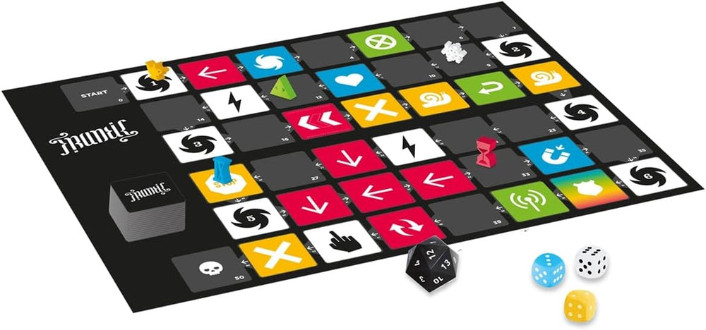 Game Factory 646076 Gioco da tavolo Frenetic Stealth Racer Uno sfacciato gioco di società per 2-6 giocatori dai 12 anni in su