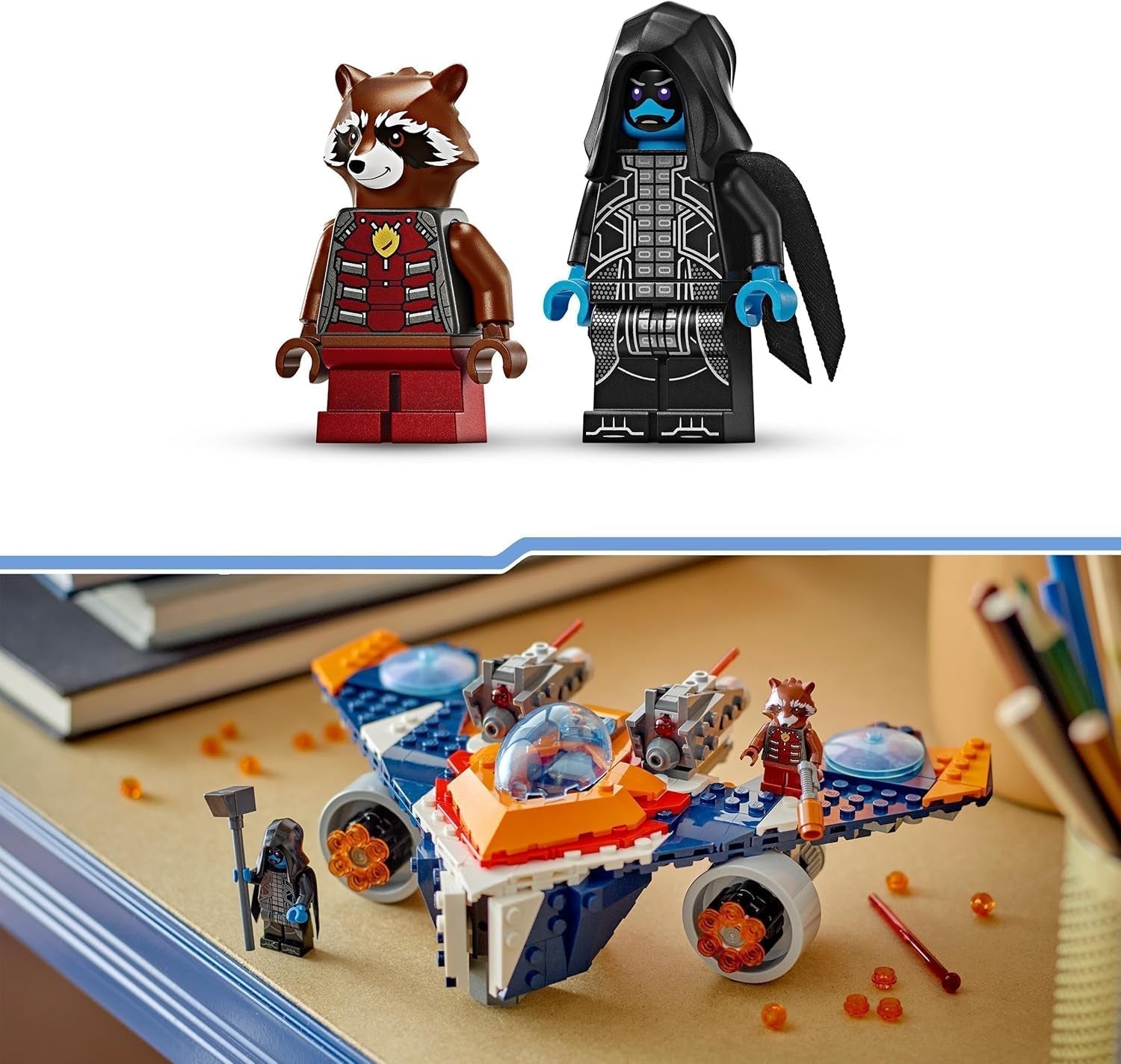 Astronave LEGO Marvel Rockets vs. Ronan Set Astronave Costruibile Guardiani della Galassia Figura di Supereroe Giocattolo Regalo per Ragazzi e Ragazze 8 Anni 76278 Set da Costruzione Besuche den LEGO-Store