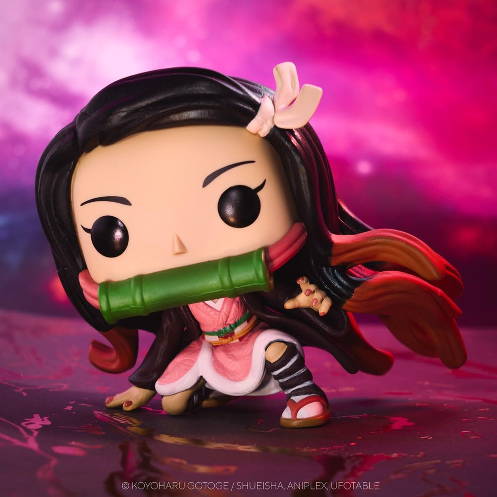 FunkoPop! Animazione: Demon Slayer - Nezuko Kamado - Figura da collezione in vinile - Idea regalo - Prodotti ufficiali - Giocattoli per bambini e adulti - Fan degli anime - Action Figures per collezionisti Model Figure Naty Shop