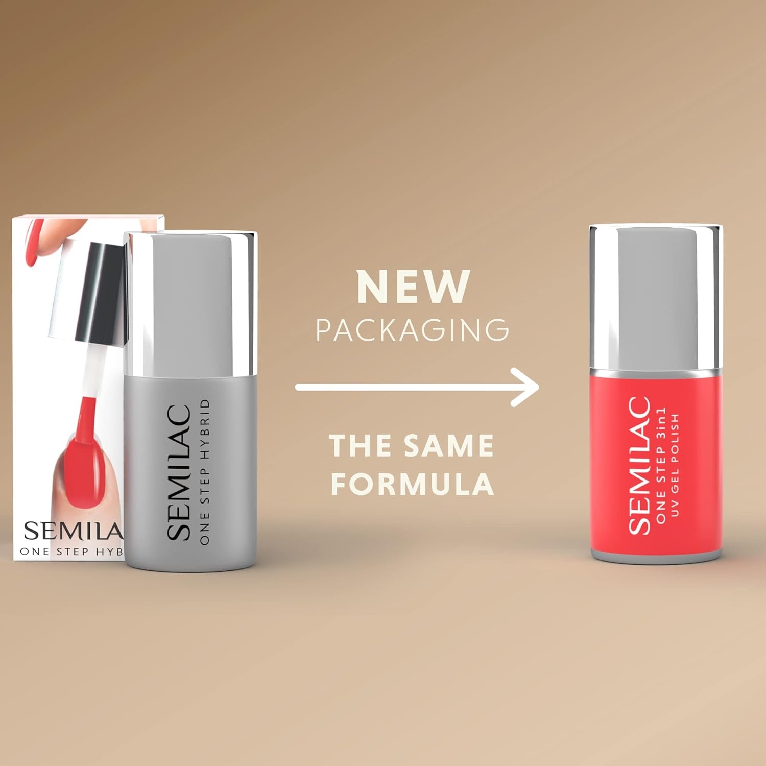 Oja UV Semilac One Step 3 in 1 S251 Crema di cocco 7ml