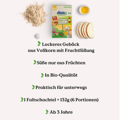 Alete Crostate Di Mela Integrale A Fette Biologiche 8 x 132g