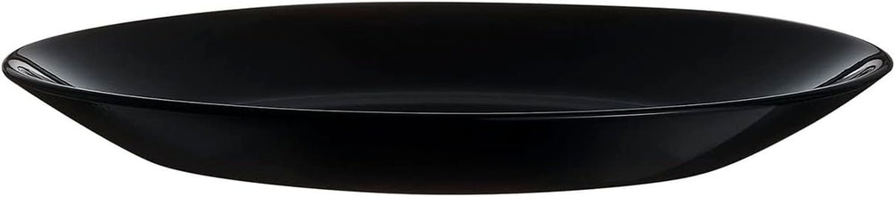 Set de veselă Arcopal Zelie din sticlă neagră, 12 piese, 4 locuri, negru