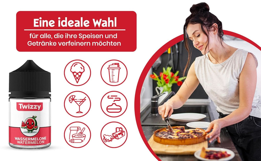 Twizzy Anguria, Aroma Alimentare - 60 ml - Aroma intenso Arome Naty Shop
