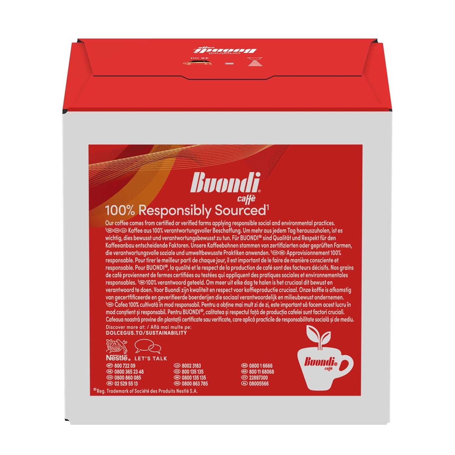 NESCAFÉ DOLCE GUSTO Espresso Buondi Kaffeekapseln 3er Pack (3 x 16 Kapseln)