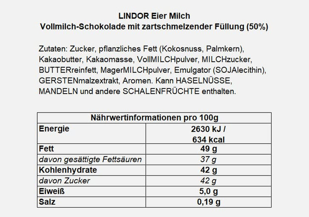 Ouă LINDOR cu ciocolată Lindt | 4 cutii a câte 450 g fiecare | Ouă LINDOR cu umplutură care se topește în gură, din ciocolată cu lapte, albă, neagră și cu alune | Ciocolată de Paște | Cadou de ciocolată | Ouă de Paște | Ouă de ciocolată