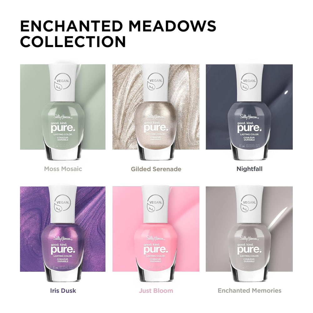 Buono, gentile, Pure Iris Dusk, formula vegana, ultra brillante, asciugatura rapida, 10 ml