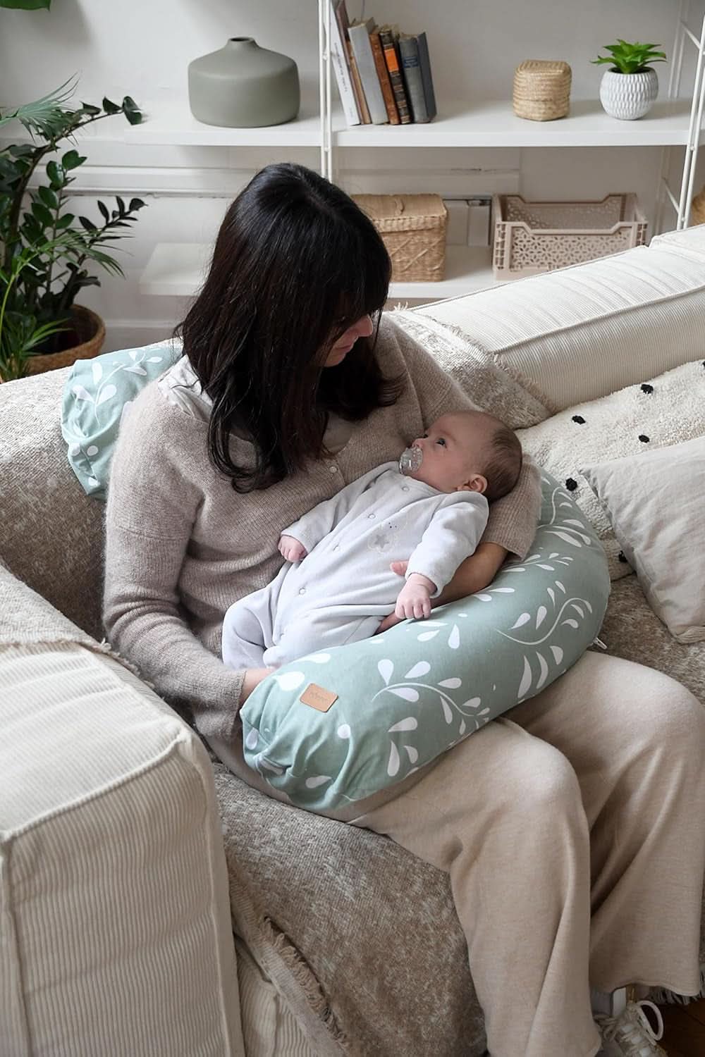 BÉABA, Big Flopsy, cuscino allattamento multifunzionale, nanna, allattamento, sostegno ottimale, relax, comfort Accessori Alimentazione e Allattamento Bebe Naty Shop