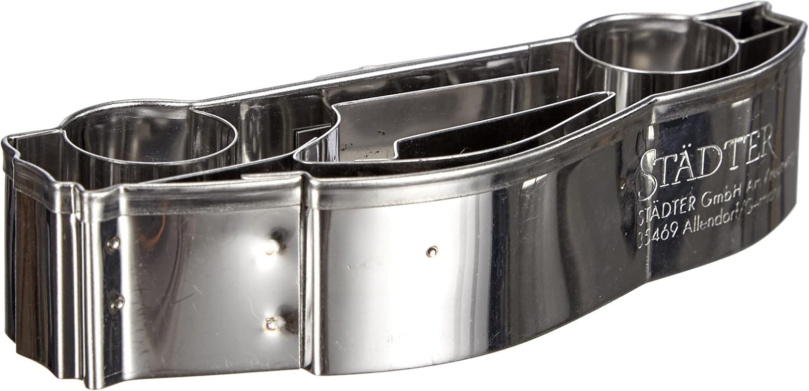 Formă de biscuiți Städter, oțel inoxidabil, argintiu, 9 cm