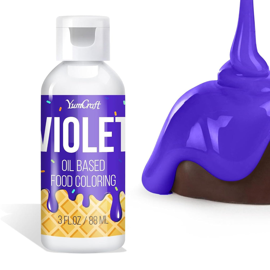 Colorant alimentar liposolubil - colorant alimentar pe bază de ulei pentru ciocolată, cremă de unt, bomboane, glazură - colorant alimentar concentrat pe bază de ulei pentru copt, gătit, fondant (alb, 88 ml)