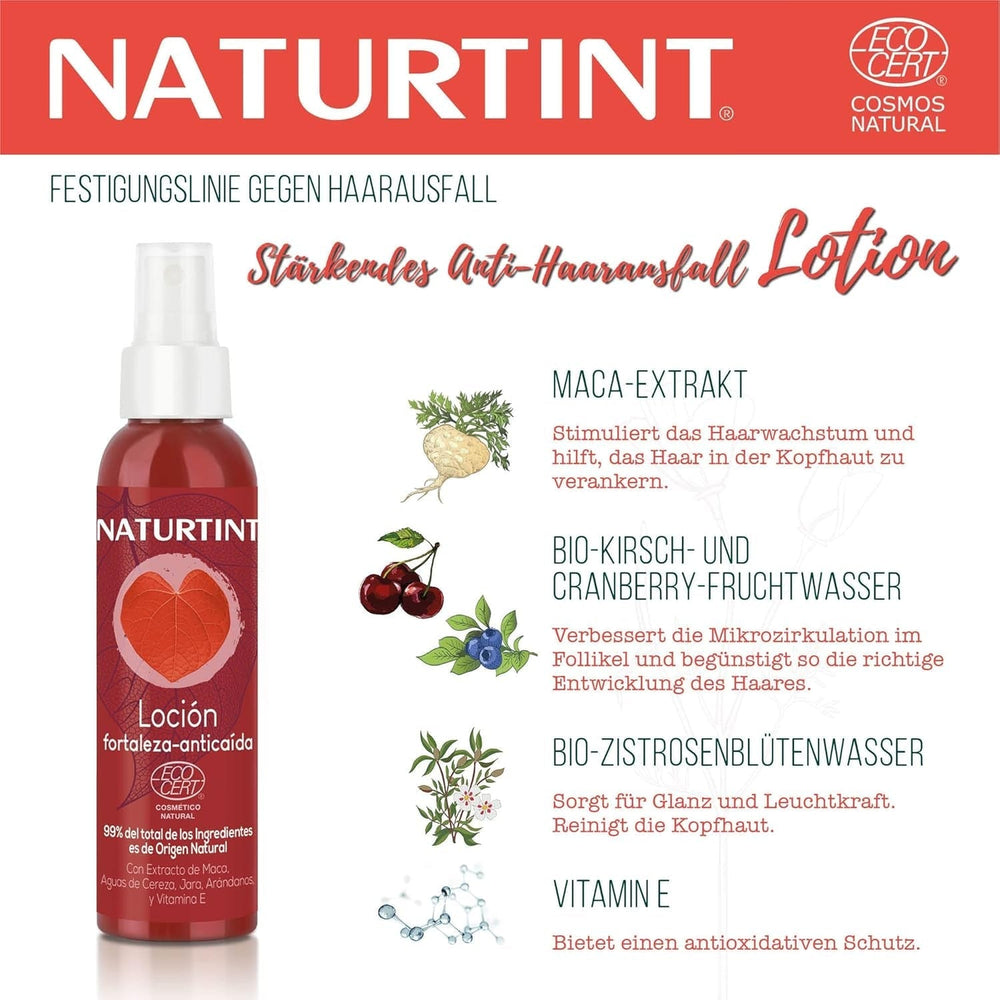 Naturtint, Lozione rinforzante contro la caduta dei capelli, 125 ml Cura dei capelli Naturtint