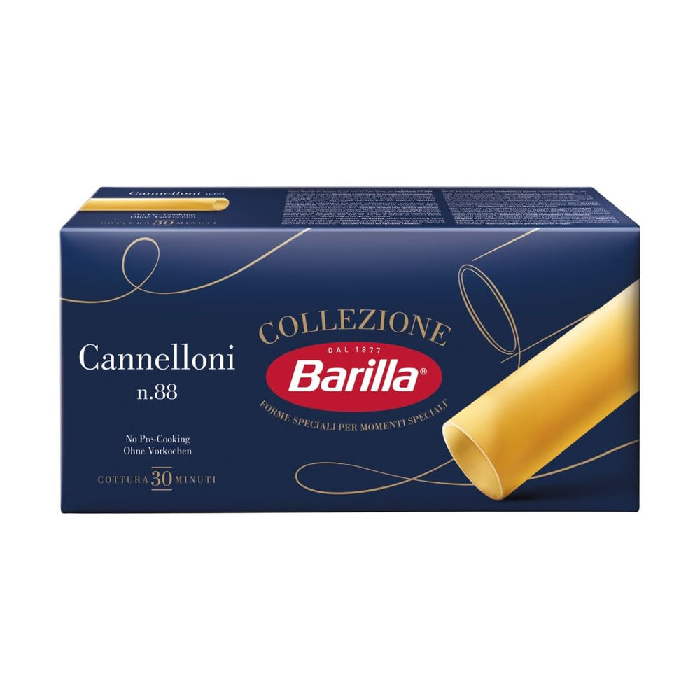 Barilla Collezione Cannelloni Pasta Di Grano Duro Di Alta Qualità Sempre Al Dente Confezione Da 12 (12 X 250g)
