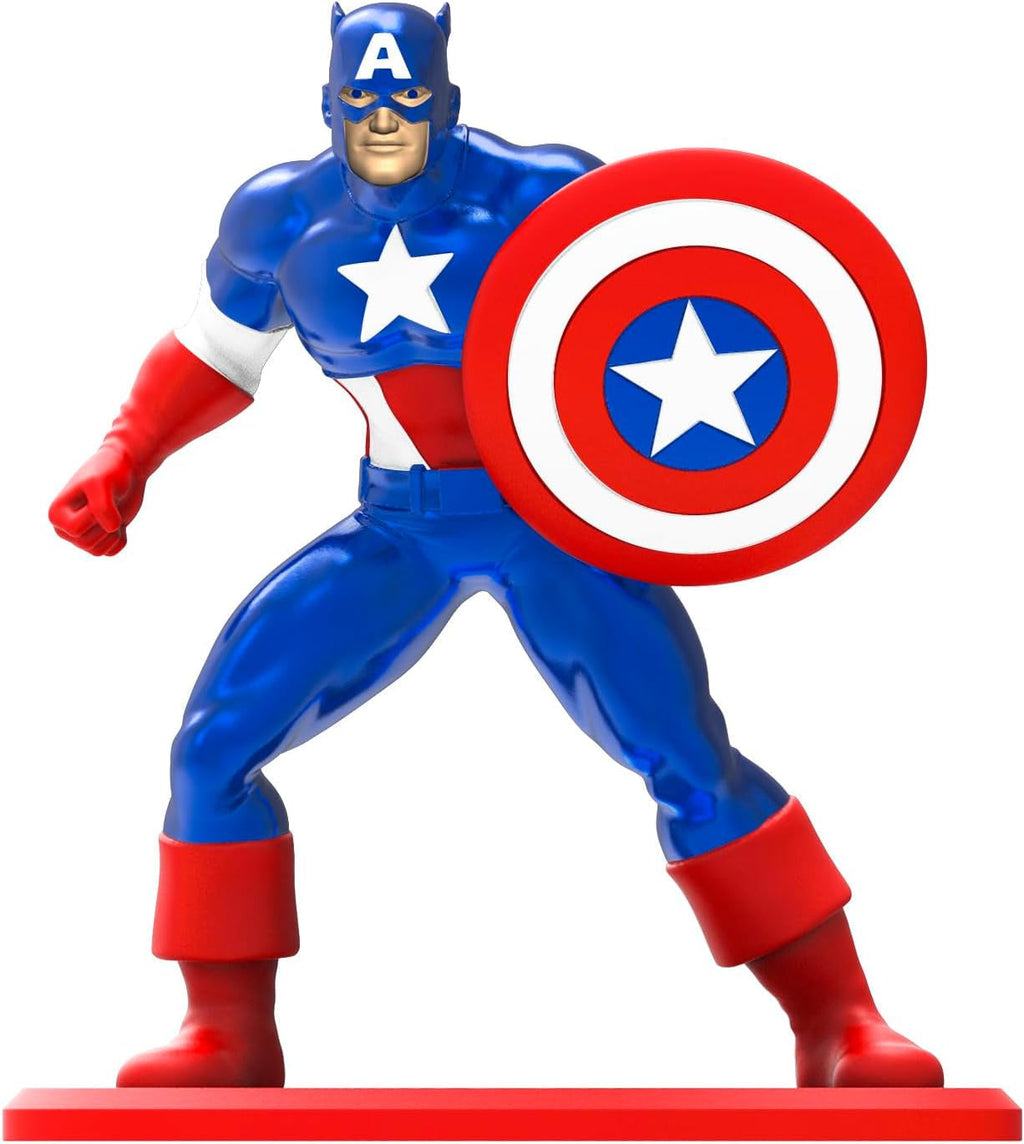 Jada Toys 253221016 - Marvel Nanofigures Blind Pack - Figurine de colecție Marvel din metal în pachet orb, 4 cm, de la 3 ani, selecție aleatorie, negru Action figures Naty Shop